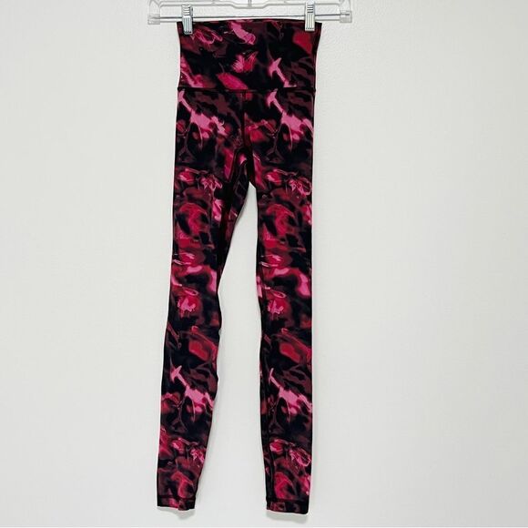 Lululemon Align High Rise 28” Pant Legging 0 Intensity Pink Blossom Multi $118 - Picture 1 of 10